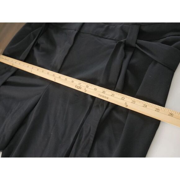 Calvin Klein Plus Size Black Tie-Belt Straight-Leg Pants 20W - Picture 5 of 9